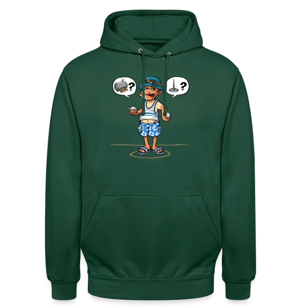Passion Pétanque sur Sweat-shirt à capuche unisexe