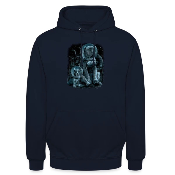 Nostalgie Cosmique : Explorateur des Étoiles sur Sweat-shirt à capuche unisexe