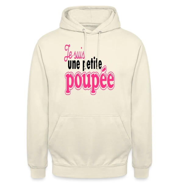 Ma Petite Poupée sur Sweat-shirt à capuche unisexe
