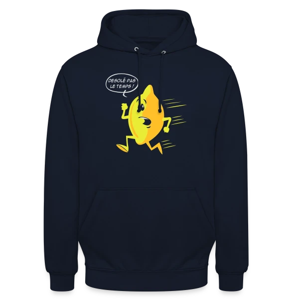 Citron Pressé : Fraîcheur et Vitamine C sur Sweat-shirt à capuche unisexe
