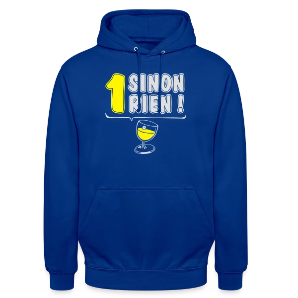 Un Jaune ou Rien sur Sweat-shirt à capuche unisexe