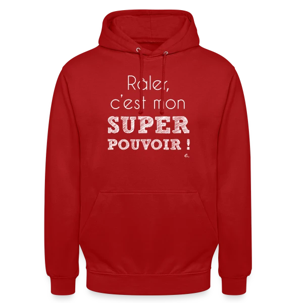 Mon Super Pouvoir : Révélez Votre Force Intérieure sur Sweat-shirt à capuche unisexe