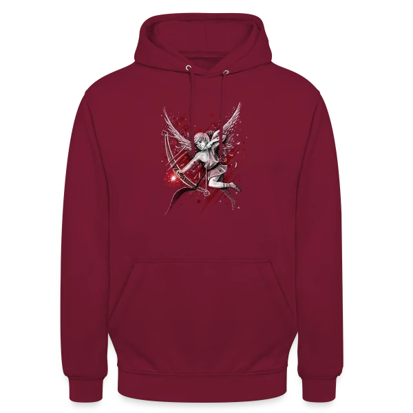 Cupidon, la Flèche d'Amour sur Sweat-shirt à capuche unisexe