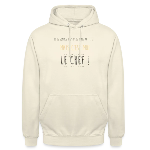 Le Chef dans Ma Tête sur Sweat-shirt à capuche unisexe