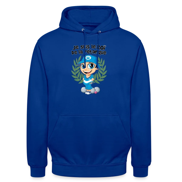 Roi de la pétanque sur Sweat-shirt à capuche unisexe