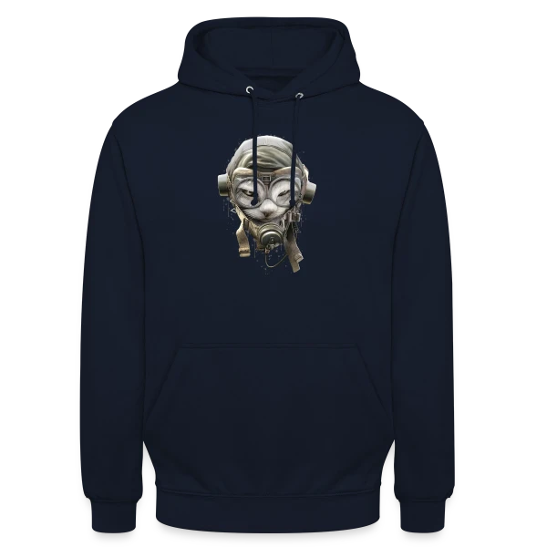 Chat Pilote Champion sur Sweat-shirt à capuche unisexe
