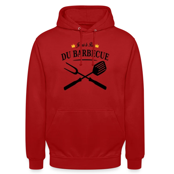 Le Roi Incontesté du Barbecue sur Sweat-shirt à capuche unisexe
