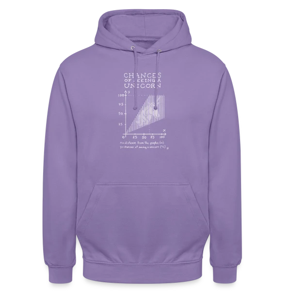 Théorie de la Licorne : L'Infographie des Probabilités sur Sweat-shirt à capuche unisexe