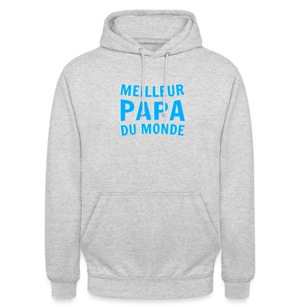 "Meilleur Papa du Monde" sur Sweat-shirt à capuche unisexe