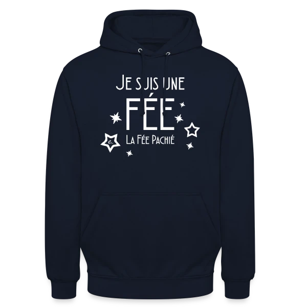 "Je Suis Une Fée" - Magie et Poésie Enchantée sur Sweat-shirt à capuche unisexe