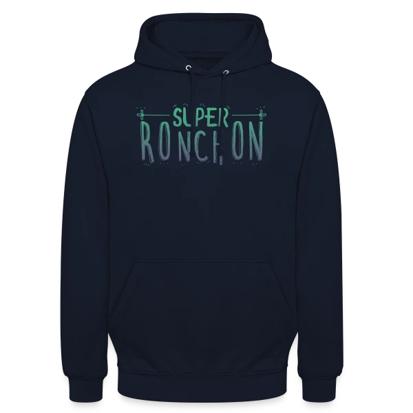 Le Super Ronchon Vert sur Sweat-shirt à capuche unisexe