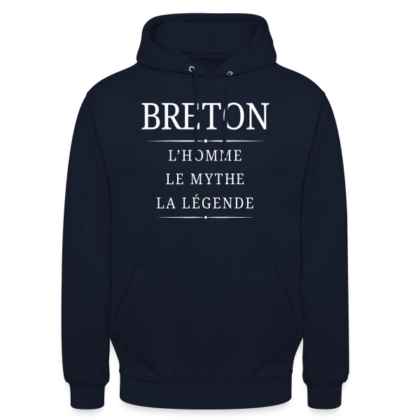 Breton Légende sur Sweat-shirt à capuche unisexe