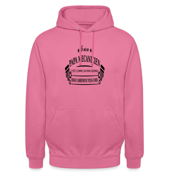 Papa Mécanicien Pro sur Sweat-shirt à capuche unisexe