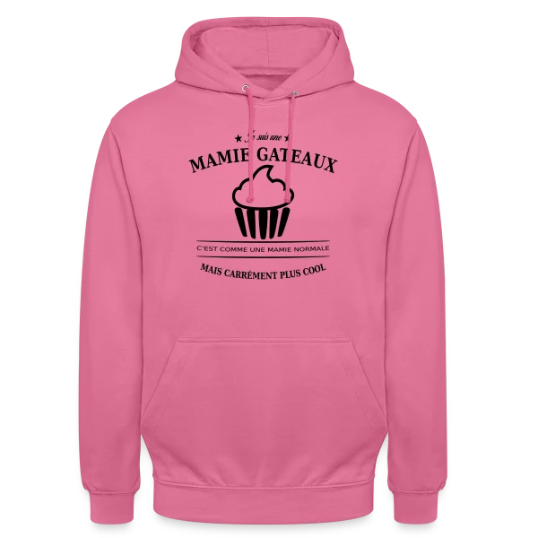 Mamie Gâteaux d'Amour sur Sweat-shirt à capuche unisexe
