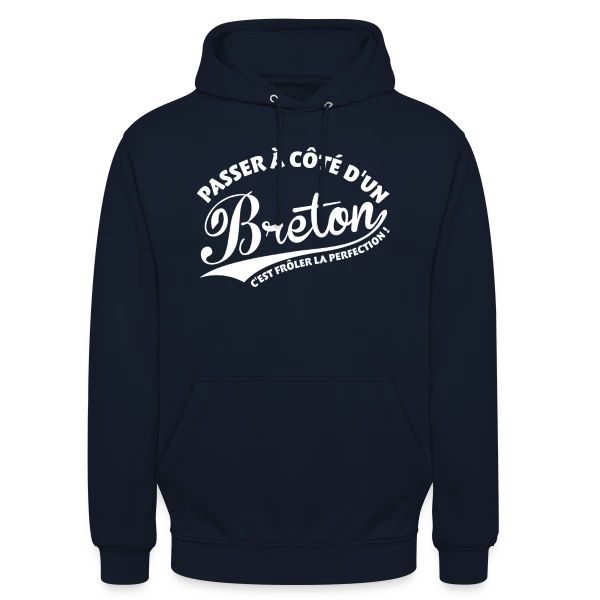 Perfection Bretonne sur Sweat-shirt à capuche unisexe