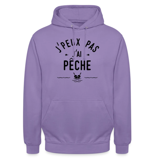 J'peux Pas, J'ai Pêche ! sur Sweat-shirt à capuche unisexe