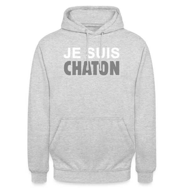 Je Suis Chaton sur Sweat-shirt à capuche unisexe