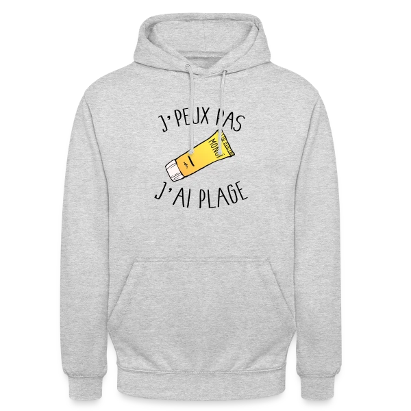 J'peux Pas J'ai Plage sur Sweat-shirt à capuche unisexe