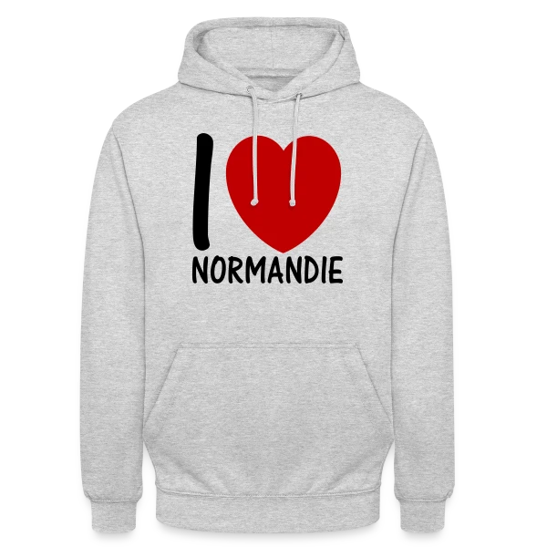 J'aime la Normandie sur Sweat-shirt à capuche unisexe