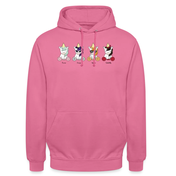 Les Licornes Enchantées sur Sweat-shirt à capuche unisexe