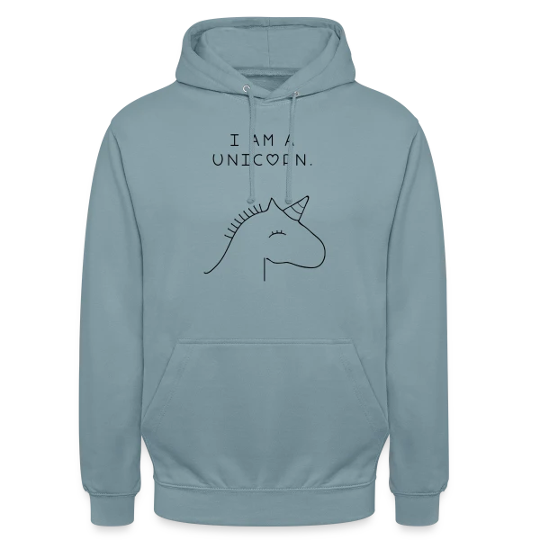 Je suis une Licorne Rêveuse sur Sweat-shirt à capuche unisexe