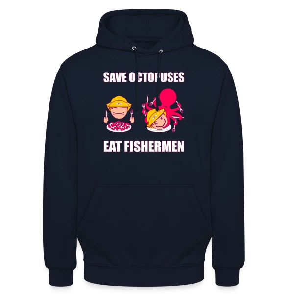 Sauvons les pieuvres sur Sweat-shirt à capuche unisexe