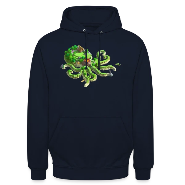 OctoCraft - L'île aux pieuvres sur Sweat-shirt à capuche unisexe