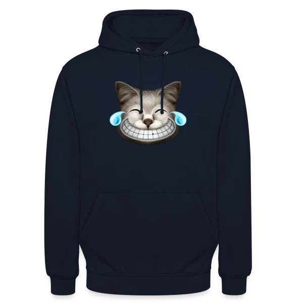 Chat Hilarant Explosion Rires sur Sweat-shirt à capuche unisexe