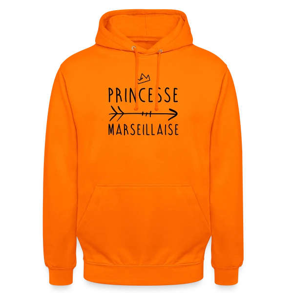 Princesse Marseillaise sur Sweat-shirt à capuche unisexe