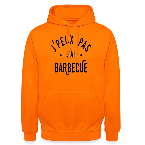 J'PEUX PAS J'AI BARBECUE - Humour & Grillades sur Sweat-shirt à capuche unisexe
