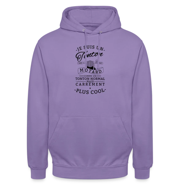 Tonton Motard : Carrément le Plus Cool ! sur Sweat-shirt à capuche unisexe