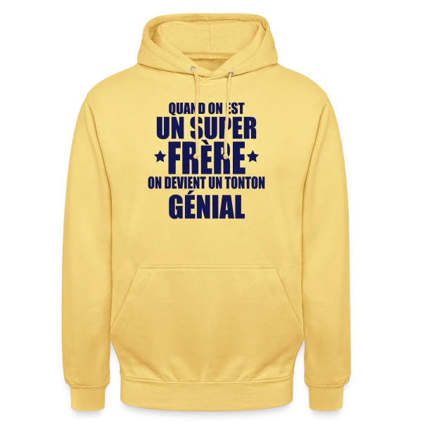 On Devient un Tonton Génial sur Sweat-shirt à capuche unisexe