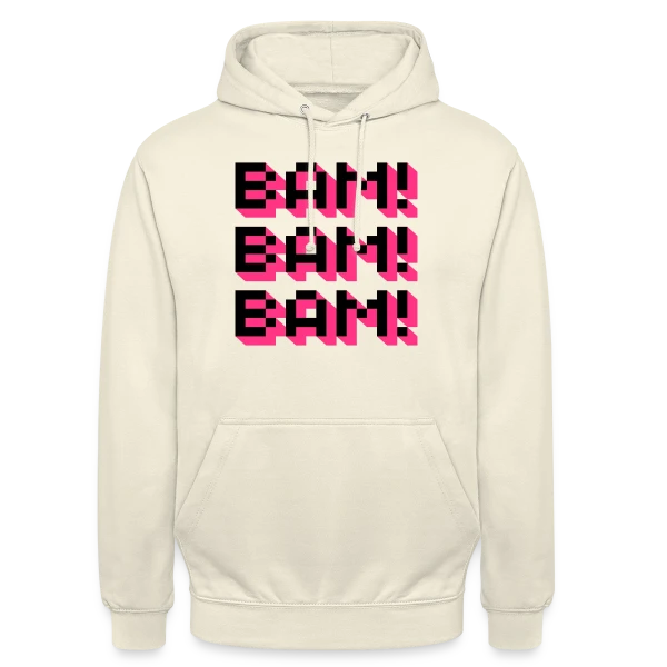 Bam! Bam! Bam! Style Comique sur Sweat-shirt à capuche unisexe