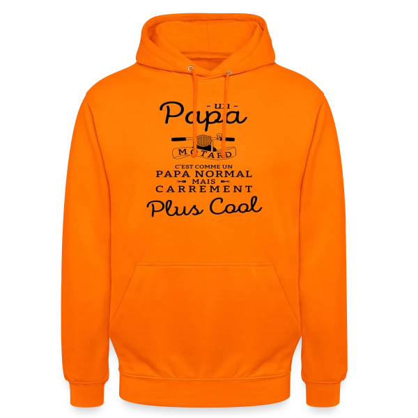 Papa Motard - Passion Vitesse sur Sweat-shirt à capuche unisexe