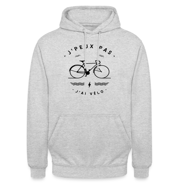 J'ai Vélo : Le T-shirt des Passionnés de Cyclisme sur Sweat-shirt à capuche unisexe
