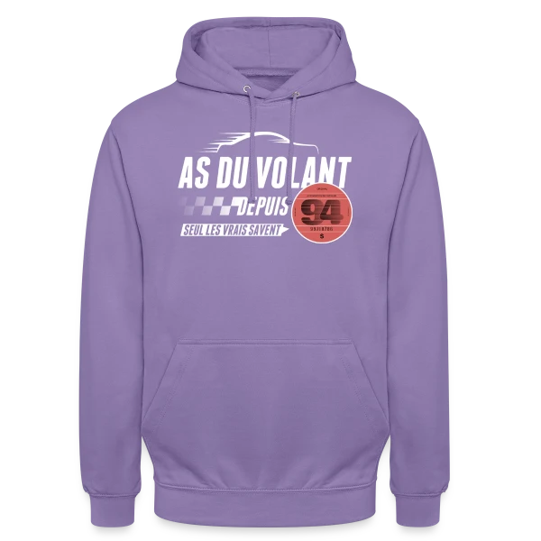 As du Volant 94 : Champion de la Route sur Sweat-shirt à capuche unisexe
