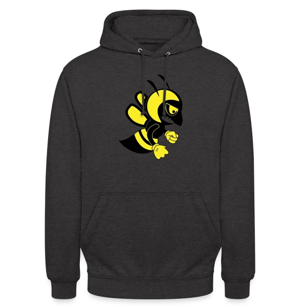 Abeille Furieuse Cartoon sur Sweat-shirt à capuche unisexe