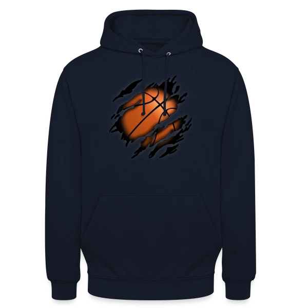 Le Basketball en Moi - Esprit Sportif sur Sweat-shirt à capuche unisexe