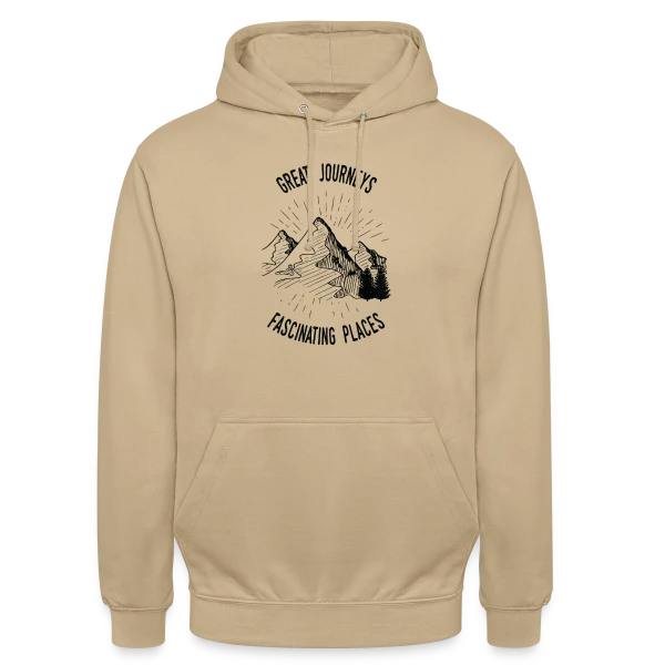 Grandes Aventures Montagneuses sur Sweat-shirt à capuche unisexe