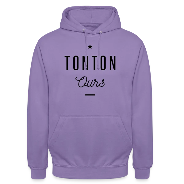 Tonton Ours sur Sweat-shirt à capuche unisexe