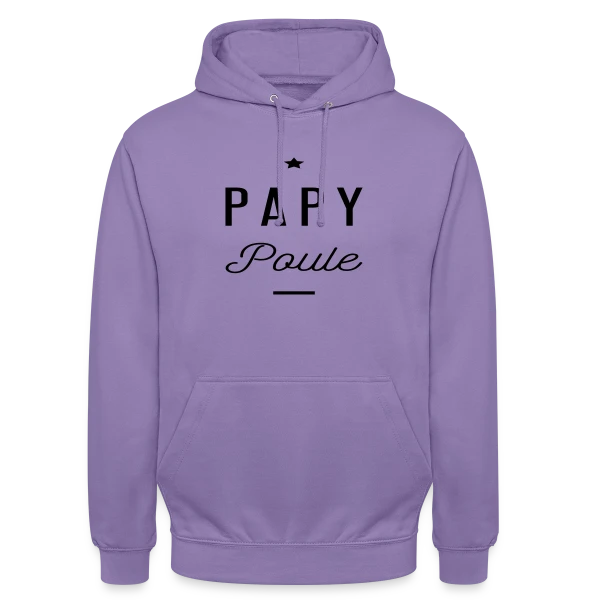 PAPY POULE sur Sweat-shirt à capuche unisexe