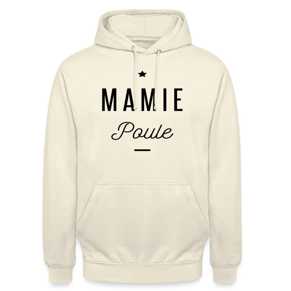 Super Mamie Poule sur Sweat-shirt à capuche unisexe