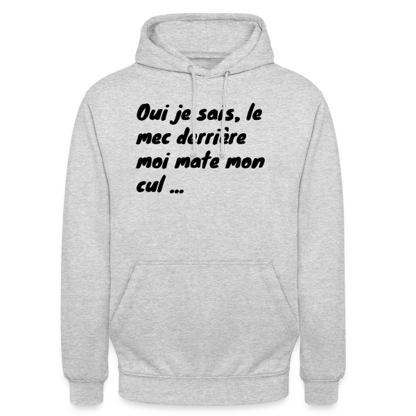 Regard Indiscret sur Sweat-shirt à capuche unisexe