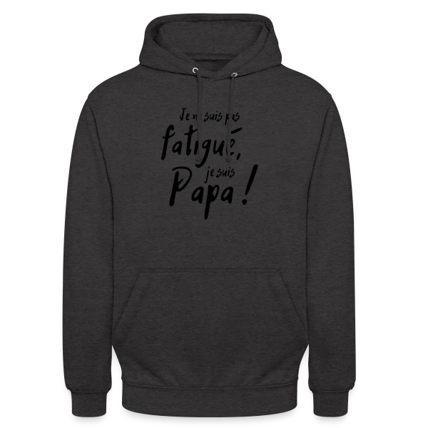 Mon Papa Héro sur Sweat-shirt à capuche unisexe