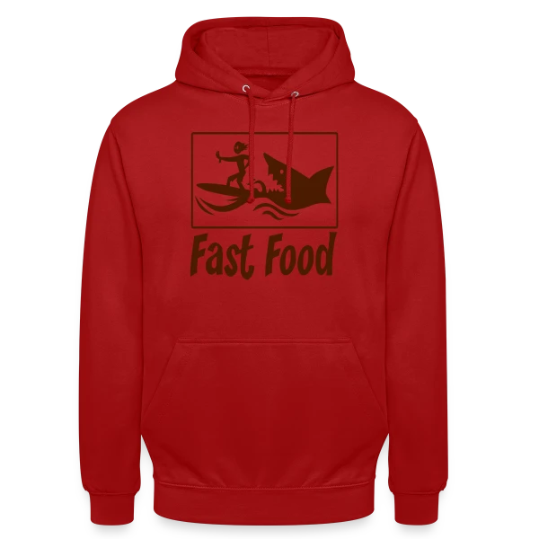 Fast Food : Le Plaisir de la Malbouffe Stylée sur Sweat-shirt à capuche unisexe