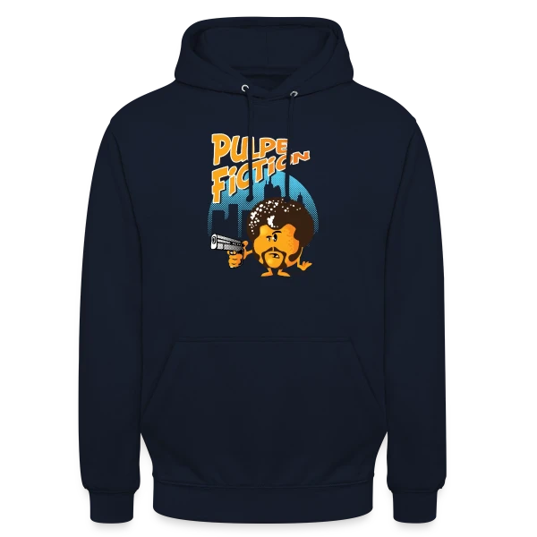 Pulp Fiction Réinterprété : L'Hommage Culte sur Sweat-shirt à capuche unisexe