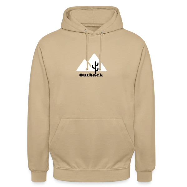 Outback Cactus Désert sur Sweat-shirt à capuche unisexe