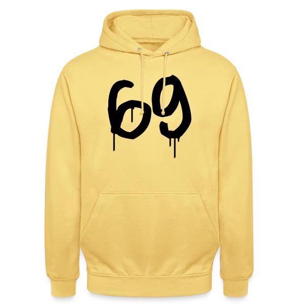 Numéro 69 Graffiti sur Sweat-shirt à capuche unisexe
