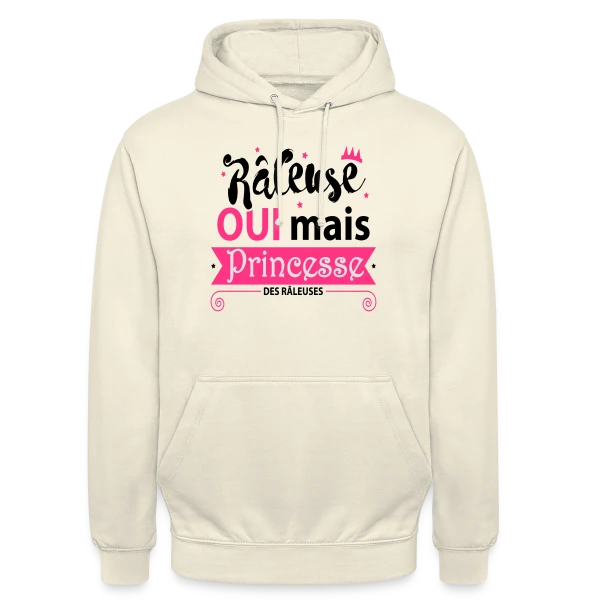 Princesse des Râleuses sur Sweat-shirt à capuche unisexe