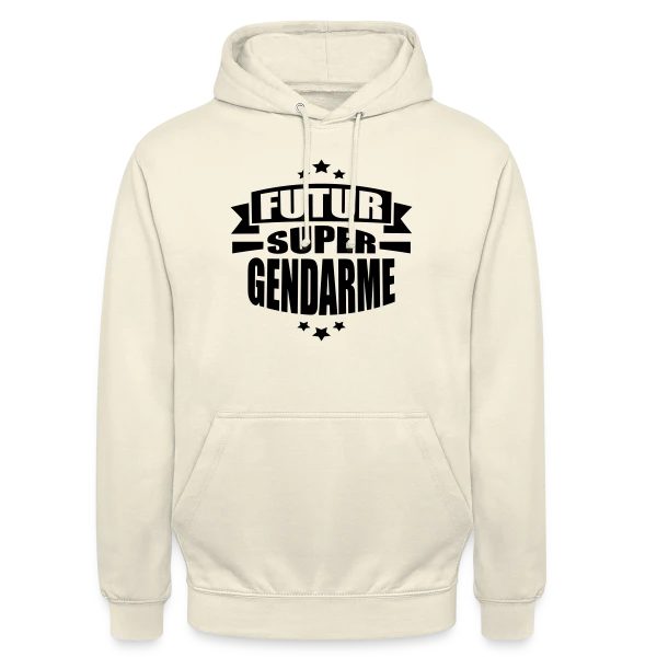 Enfant : Futur Super Gendarme ! sur Sweat-shirt à capuche unisexe